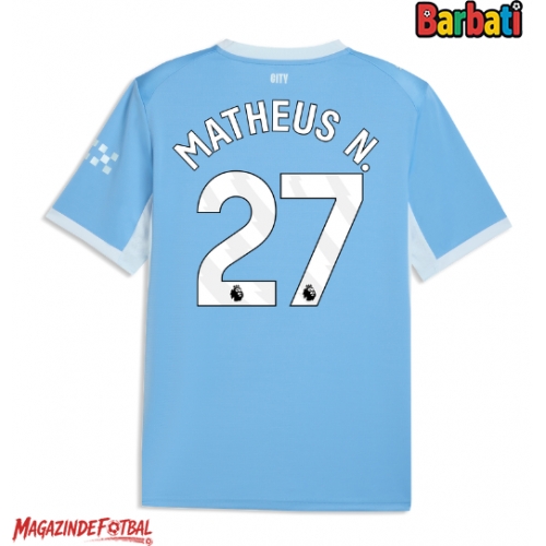 Manchester City Matheus Nunes #27 Tricou Fotbal Replică 2026-27 Barbati Acasa Manchester City Matheus Nunes #27 Tricou Fotbal Replică 2026-27 Barbati Acasa